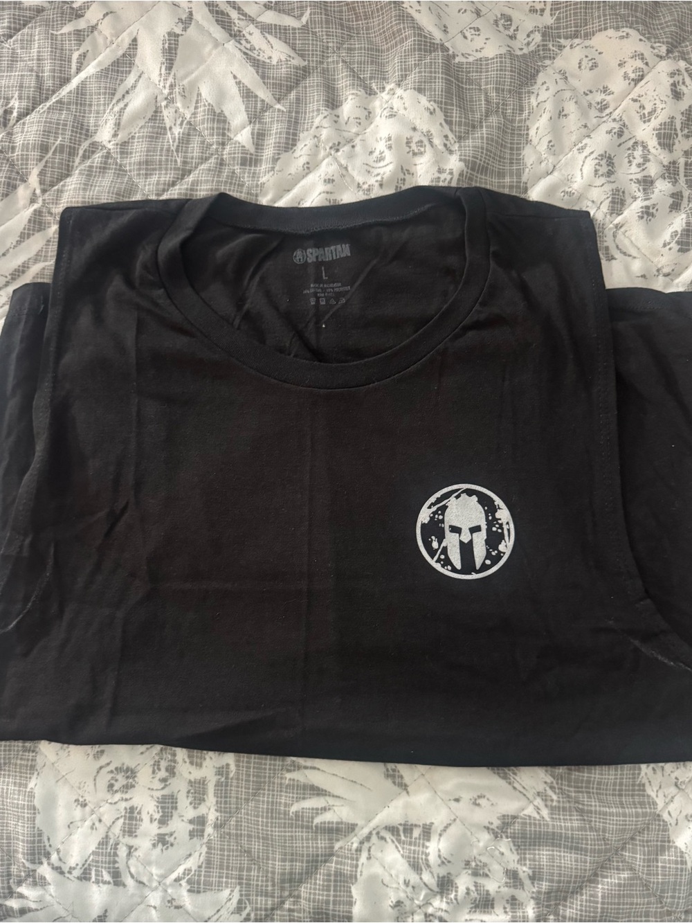 Women’s Spartan black muscle tee
